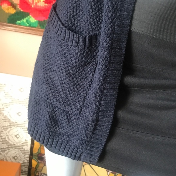 Workshop Republic Clothing Women’s Small Black Open Front Cardigan Soft - Picture 4 of 14